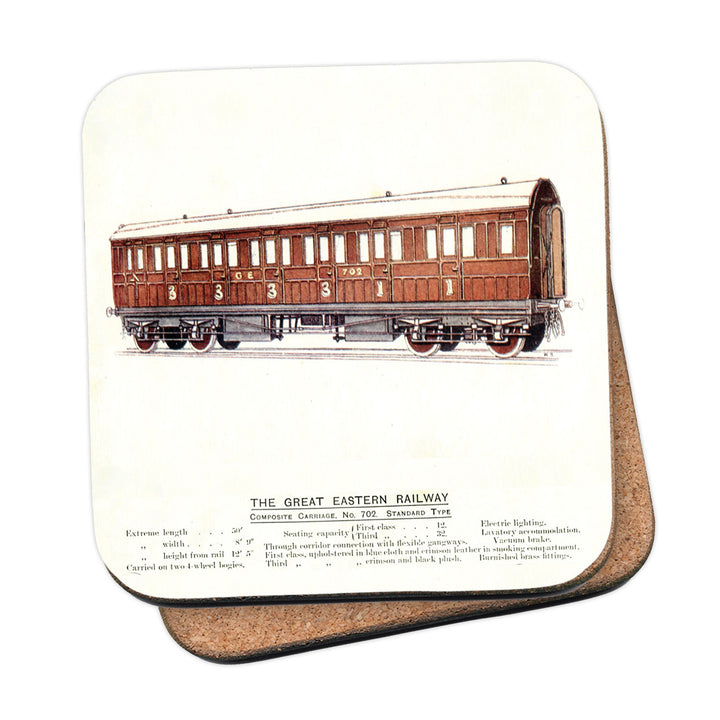 Composite Carriage No. 702 Standard Type, Great Eastern Railway Coaster