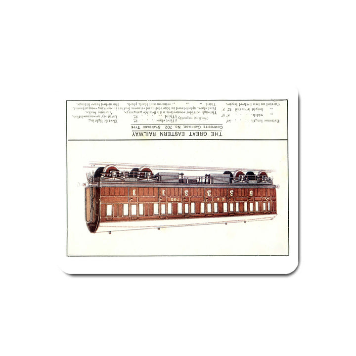 Composite Carriage No. 702 Standard Type, Great Eastern Railway - Mouse Mat