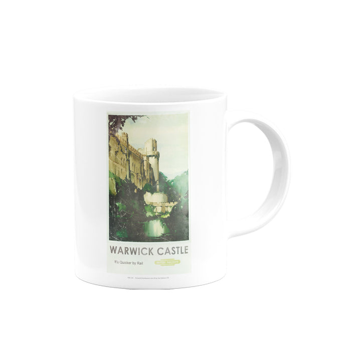 Warwick Castle - Quicker By Rail Mug