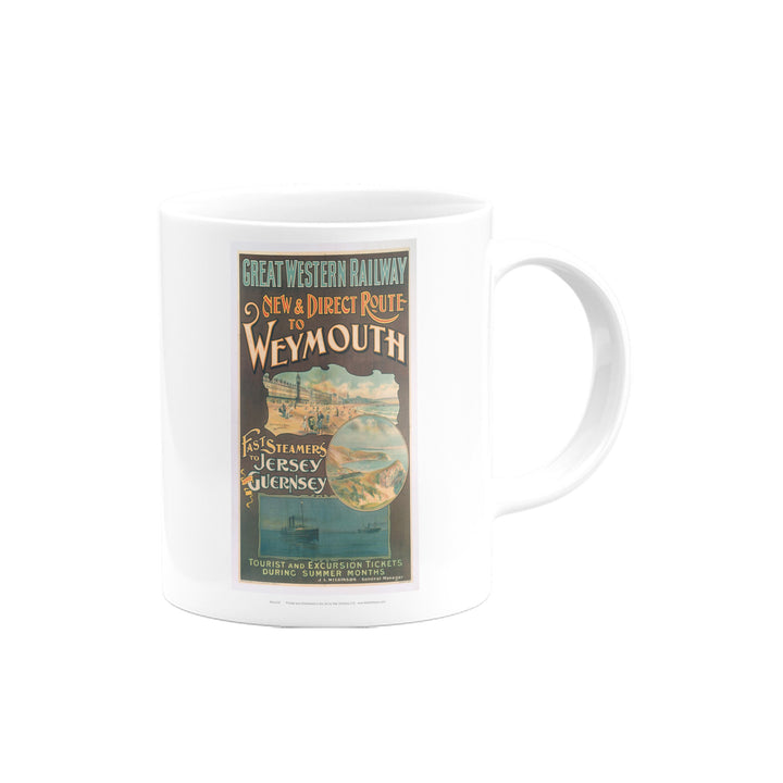 Direct route to Weymouth - Great Western Railway Poster Mug