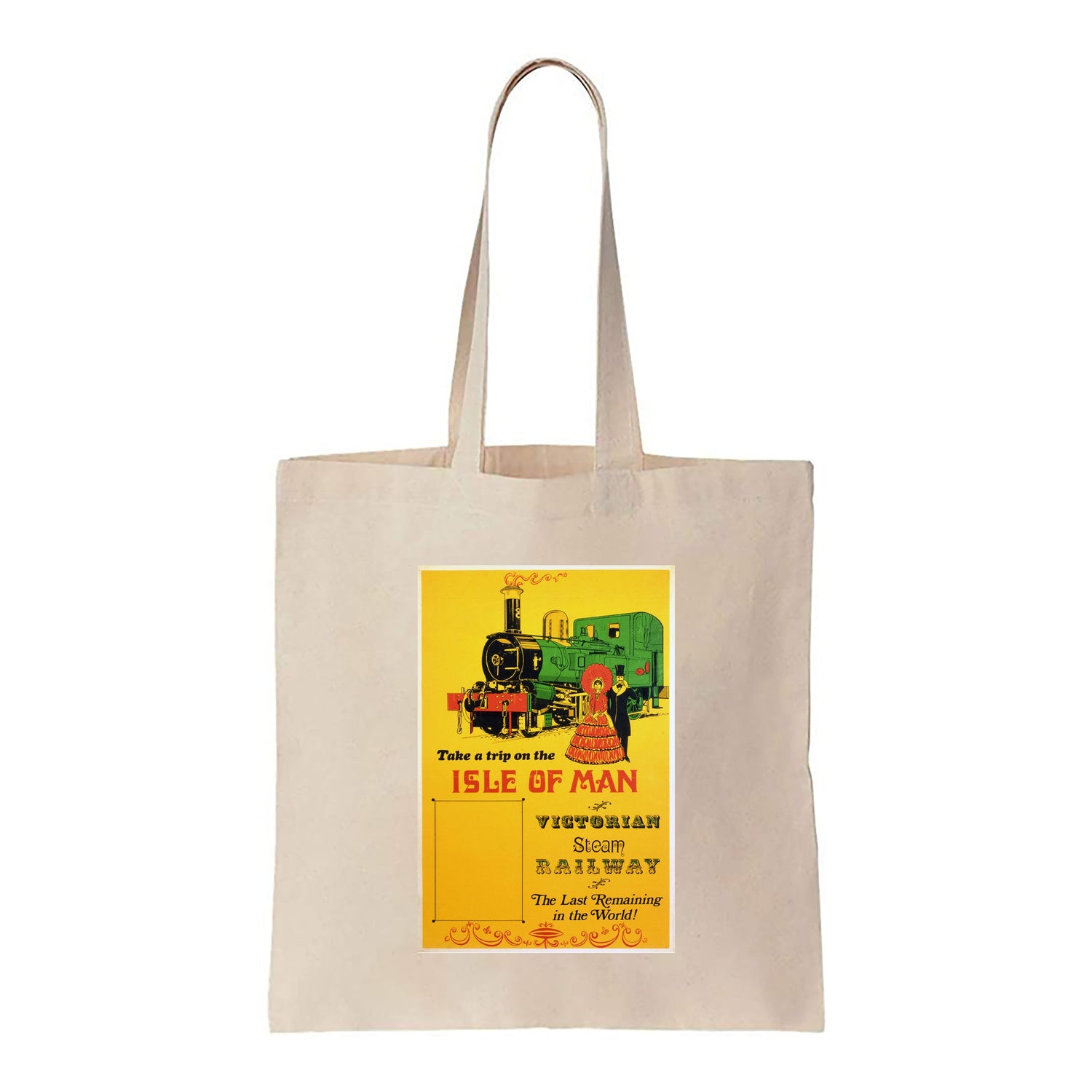 Isle of Man Trip - Victorian Steam Railway - Canvas Tote Bag
