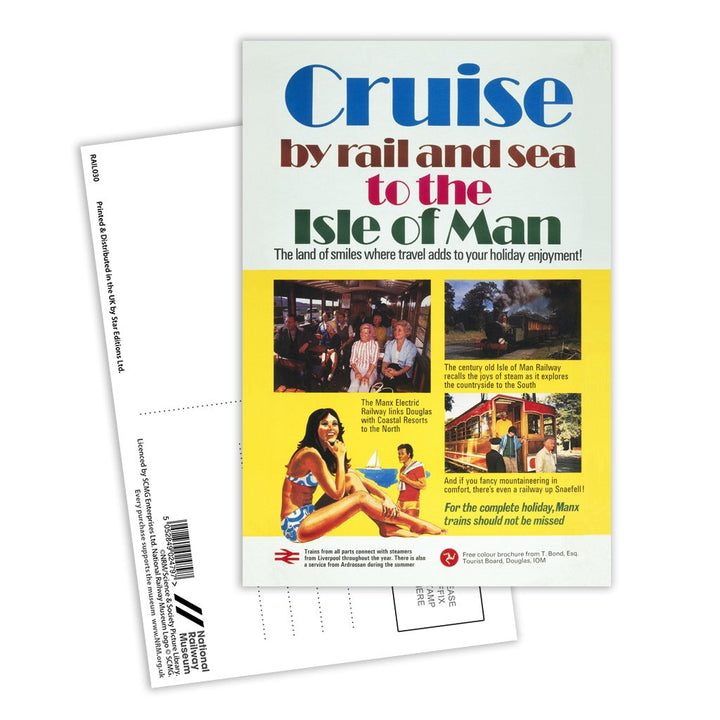 Cruise to the Isle Of Man Postcard Pack of 8