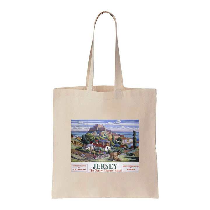 Jersey - The Sunny Channel Island - Canvas Tote Bag