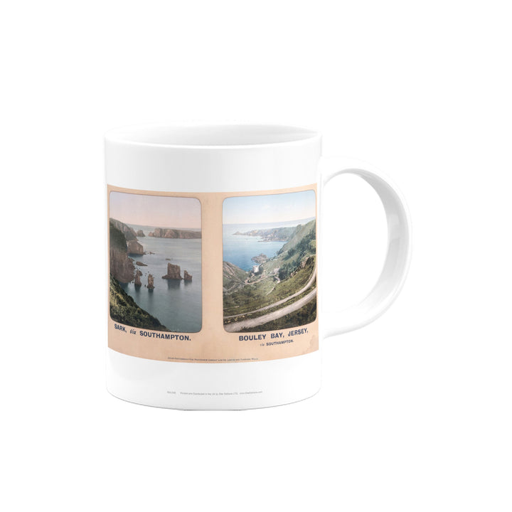 Sark via Southampton and Bouley Bay, Jersey Mug