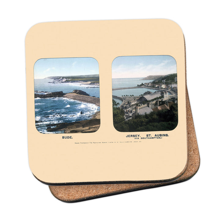 Bude and Jersey, St. Aubins Coaster
