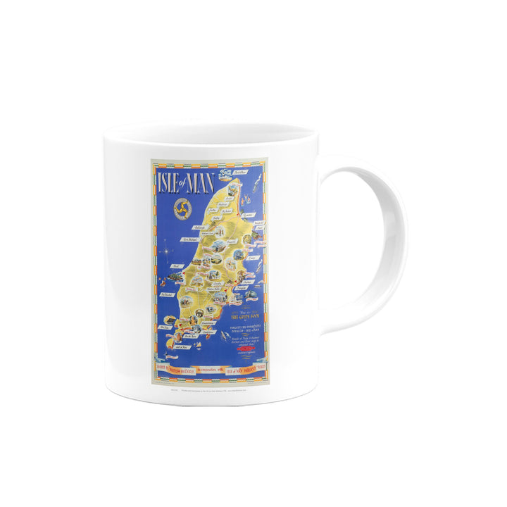 Isle of Man Map Mug