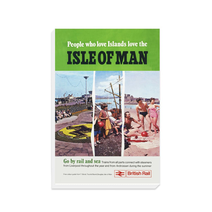 Isle Of Man, Go by Rail and Sea - Canvas