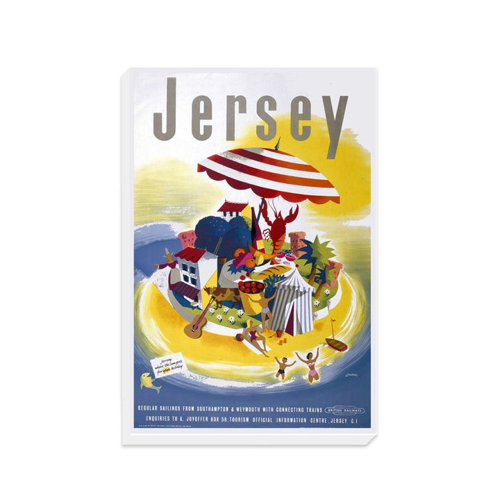 Jersey, from Southampton and Weymouth - Canvas