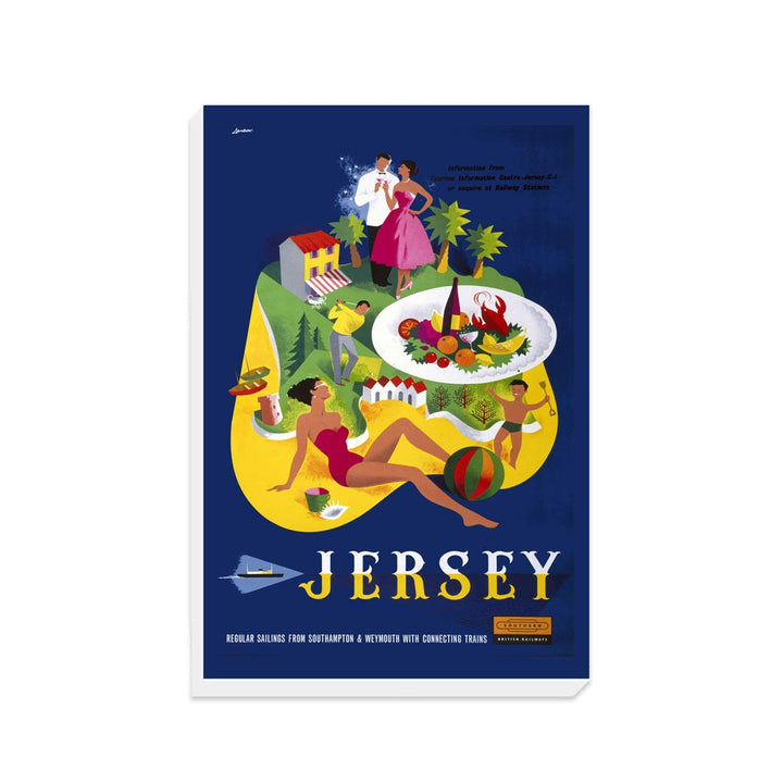 Jersey, from Southampton and Weymouth - Canvas