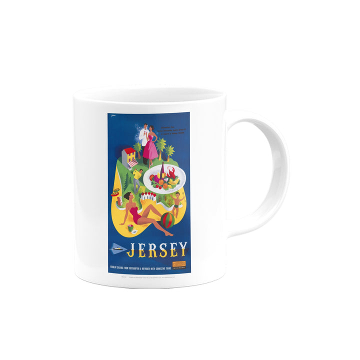 Jersey, from Southampton and Weymouth Mug