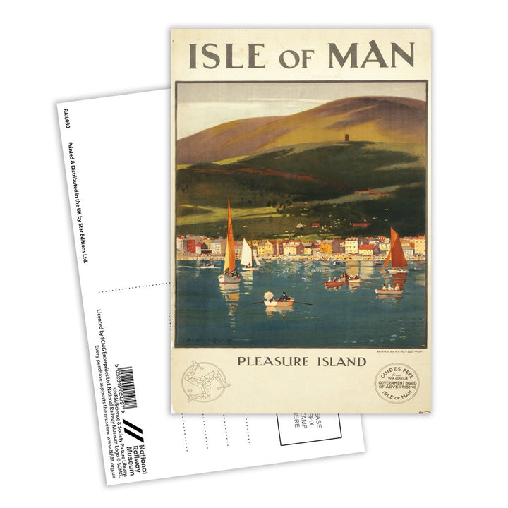 Isle Of Man - Pleasure Island Postcard Pack of 8