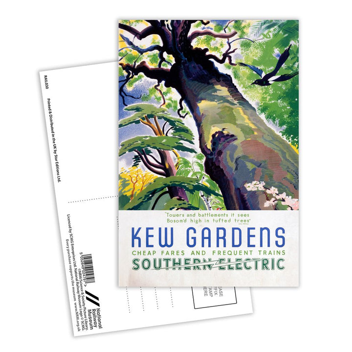 Kew Gardens - Southern Electric Postcard Pack of 8
