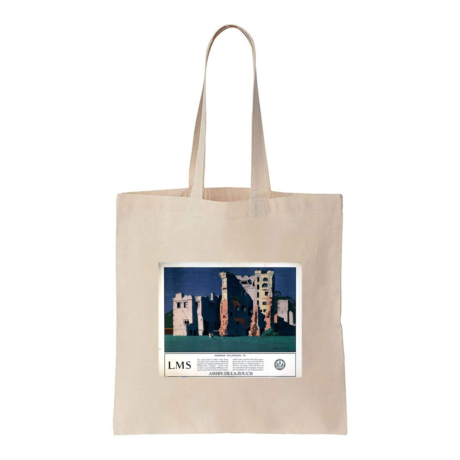 Ashby castle - Ashby-de-la-zouch - Canvas Tote Bag