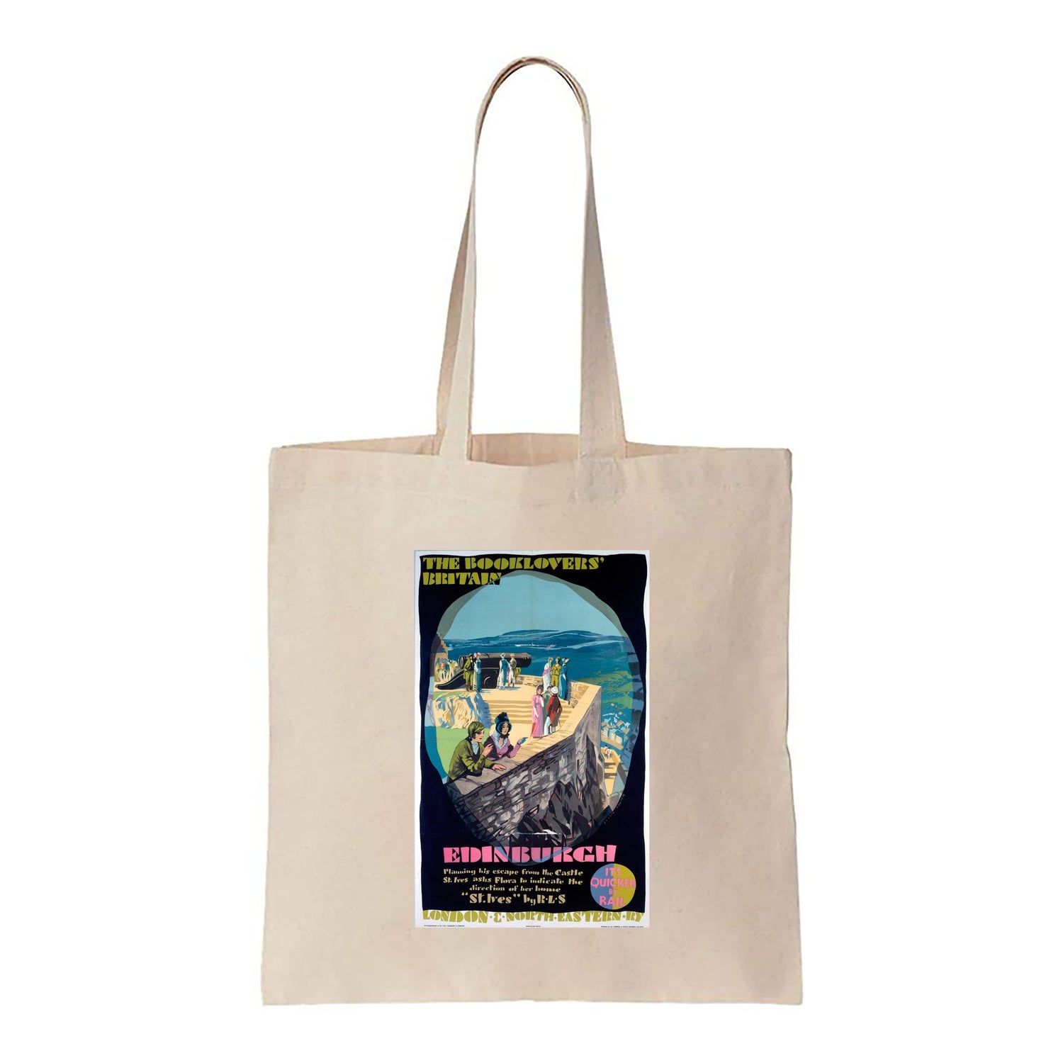 The Booklovers' Britain - Edinburgh - Canvas Tote Bag