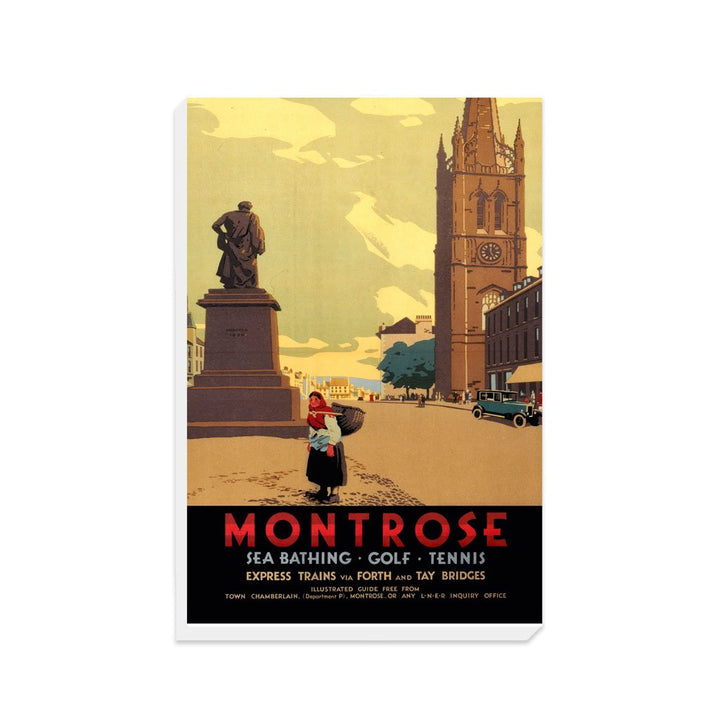 Montrose Bathing golf and tennis - LNER Poster - Canvas