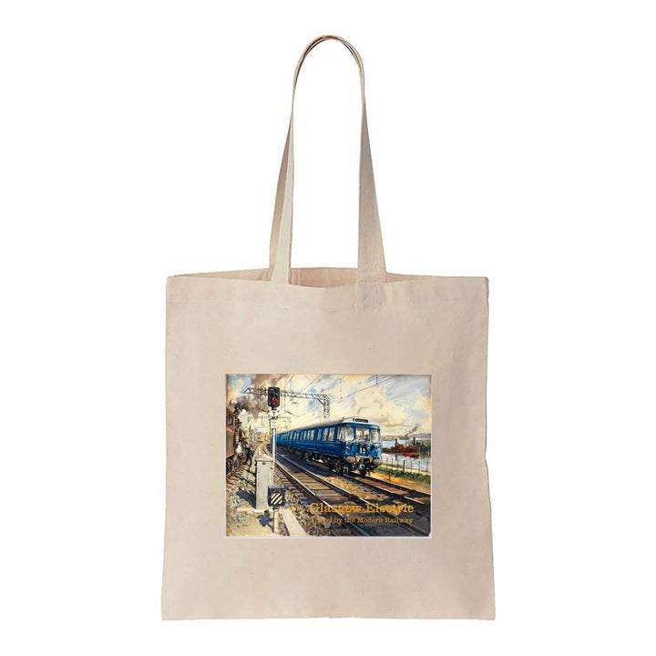 Glasgow Electric - Travel by the Modern Railway - Canvas Tote Bag