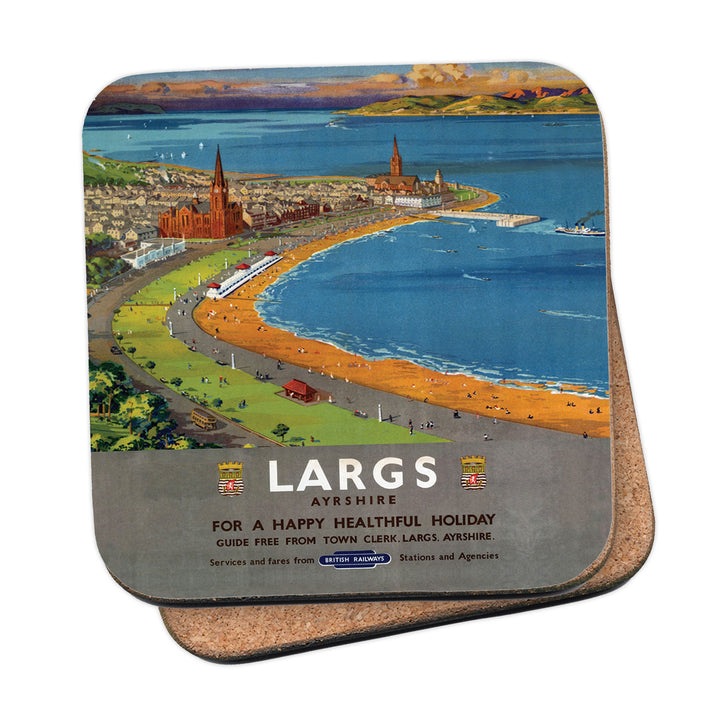 Largs Ayrshire - Happy Healthful Holiday British Railways Coaster