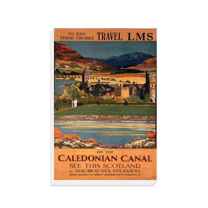 On the Caledonian canal - LMS Travel cruises - Canvas