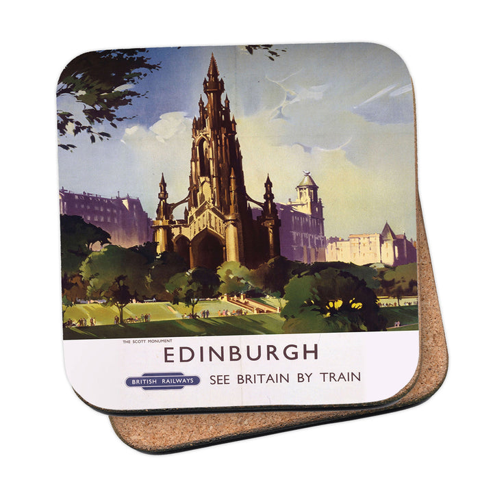 The Scott Monument - Edinburugh British Railways Coaster