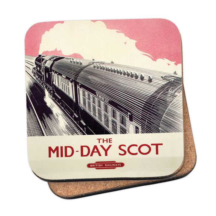 The Mid-Day Scot - British Railways Timetable Coaster