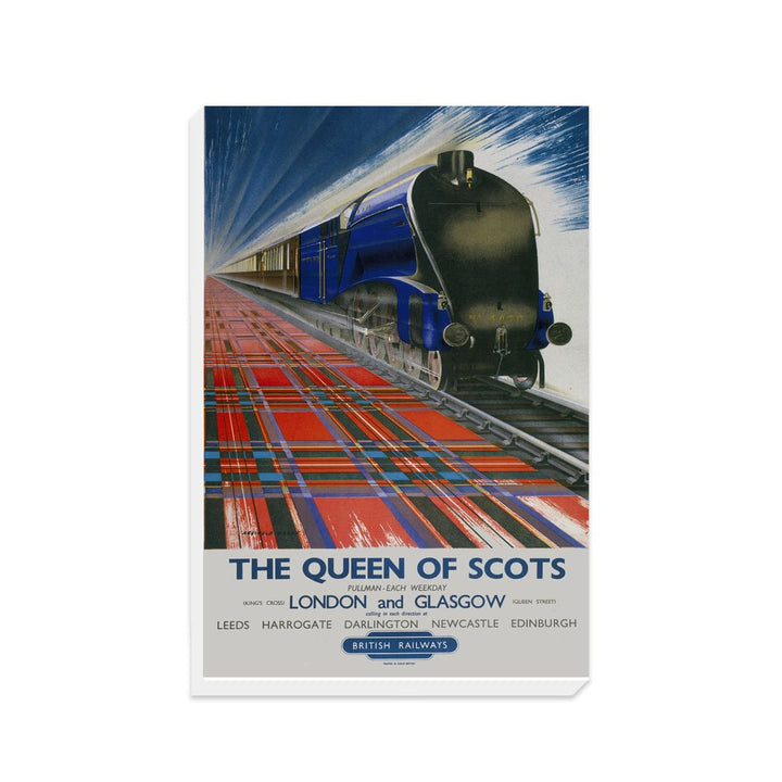 Queen of Scots - London and Glasgow British Rail - Canvas