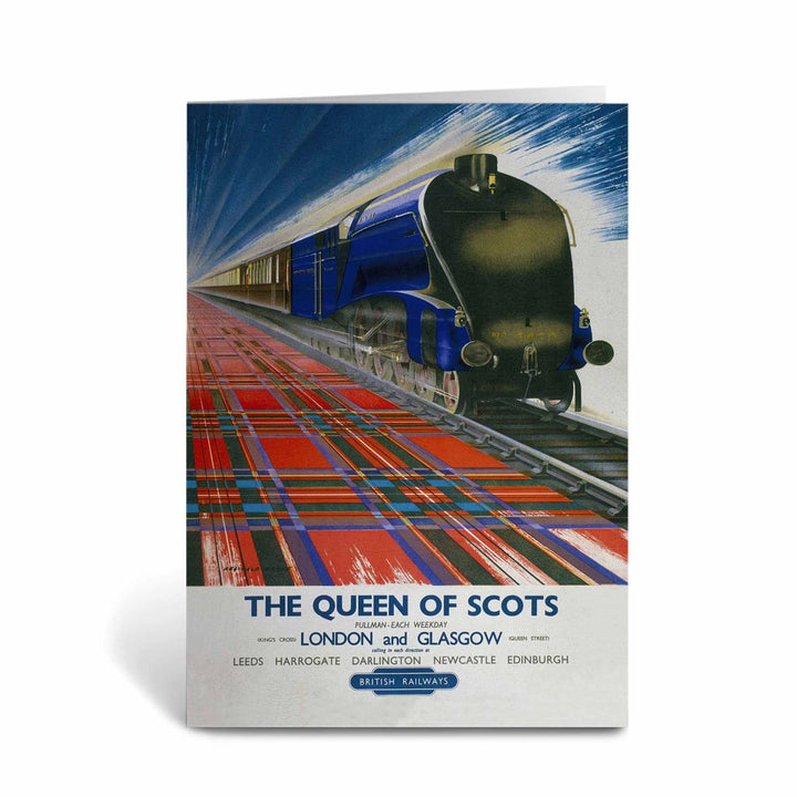 Queen of Scots - London and Glasgow British Rail Greeting Card