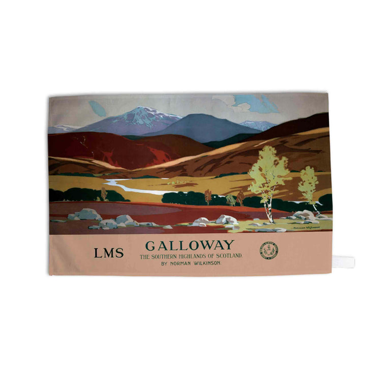Galloway, The Southern Highlands of Scotland - Tea Towel