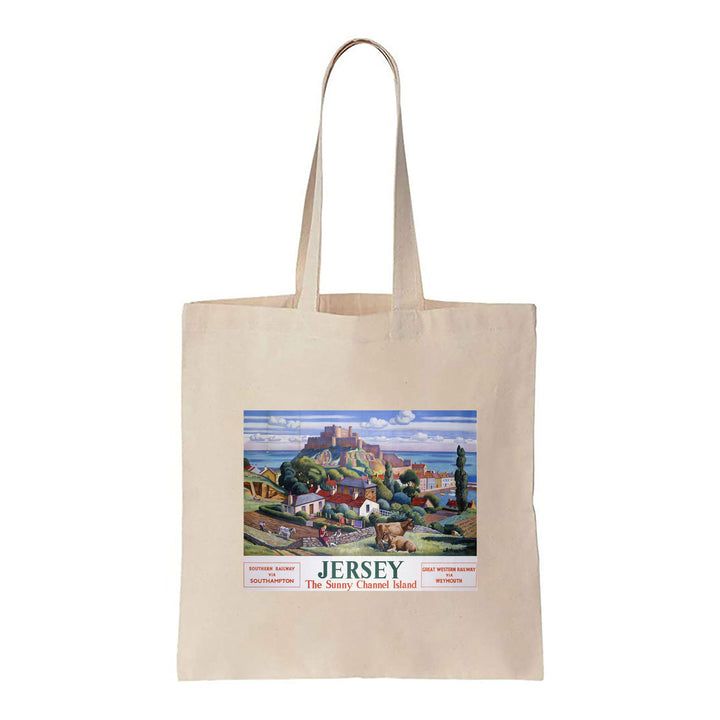 Jersey, the Sunny Channel Island - Canvas Tote Bag