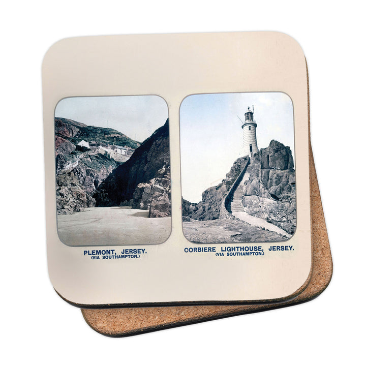 Plemont and Corbiere Lighthouse, Jersey Coaster