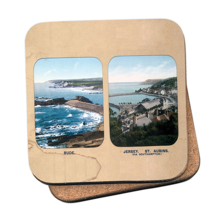 Bude and Jersey, St. Aubins Coaster