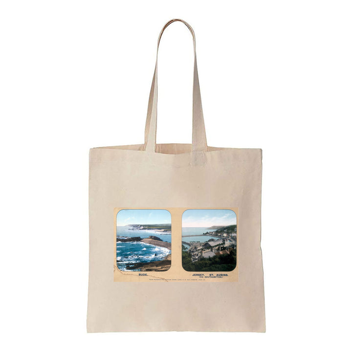 Bude and Jersey, St. Aubins - Canvas Tote Bag