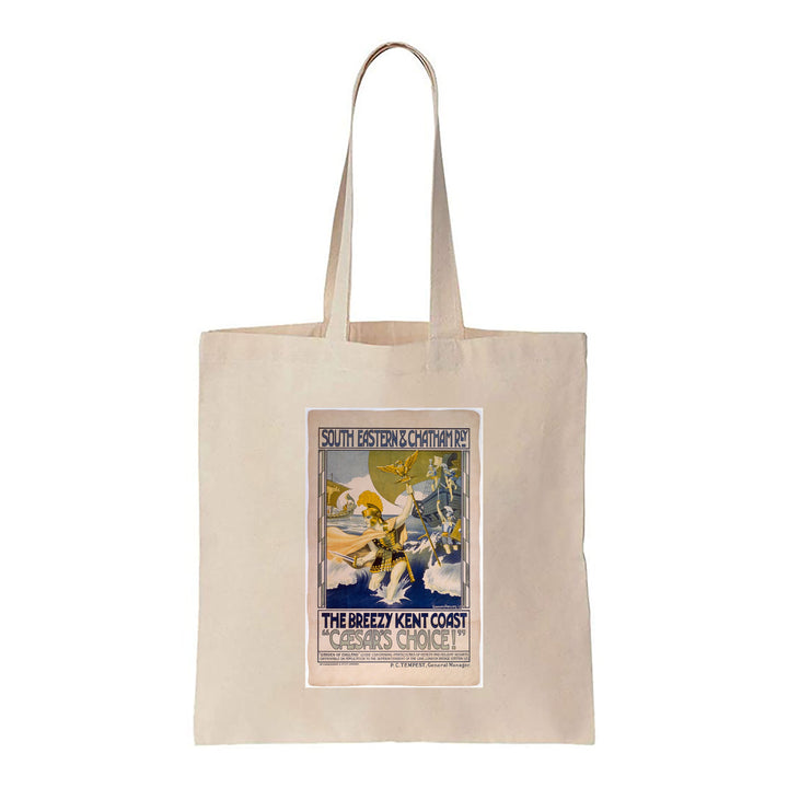 Breezy Kent Coast - Caesar's Choice South Eastern and Chatham Railway - Canvas Tote Bag