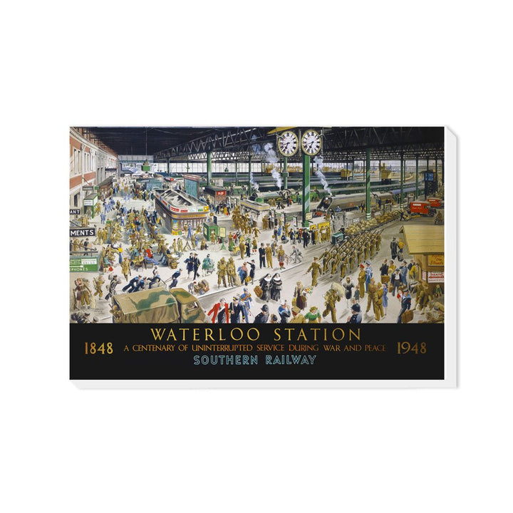 Waterloo Station - Southern Railway 1848 to 1948 - Canvas