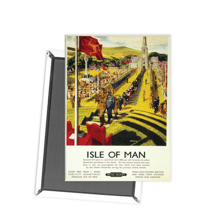 Isle Of Mans Tynwald Hill - Ceremony Fridge Magnet