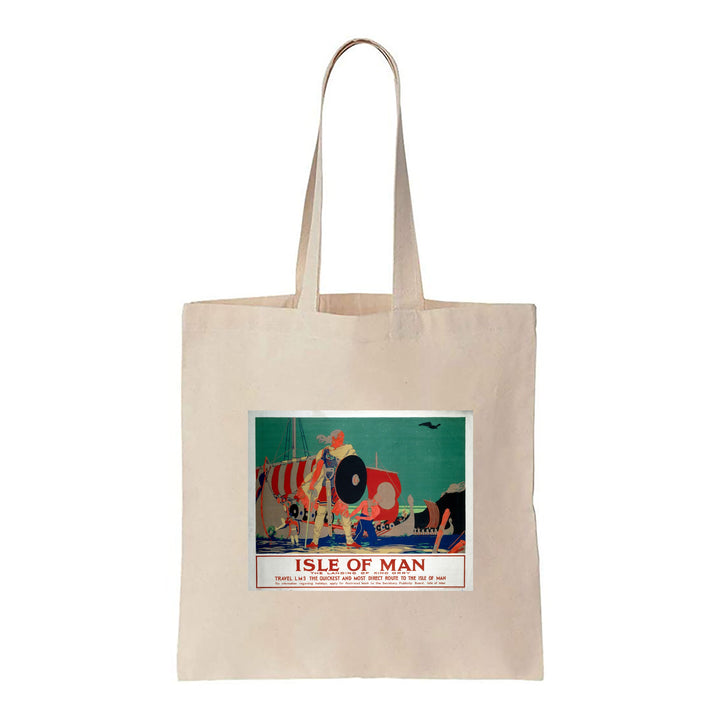 The Landing Of King Orry - Isle Of Man - Canvas Tote Bag