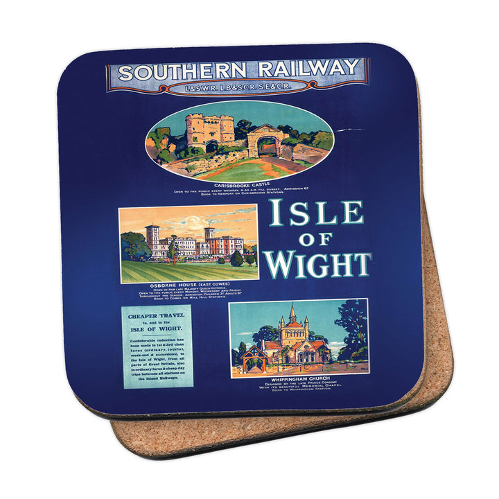Sights of Isle Of Wight Coaster