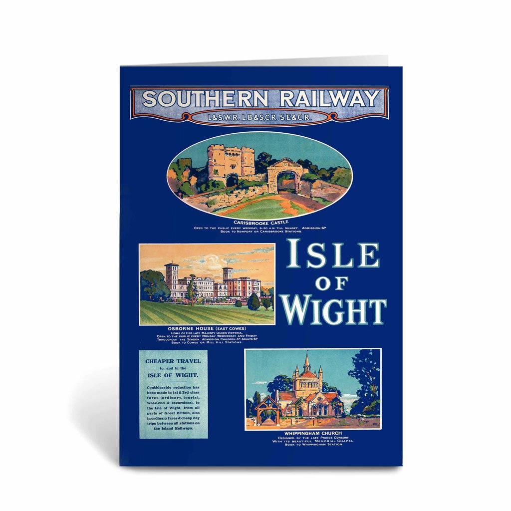 Sights of Isle Of Wight Greeting Card