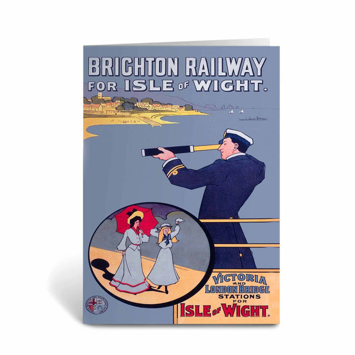 Brighton Railway for Isle Of Wight Greeting Card