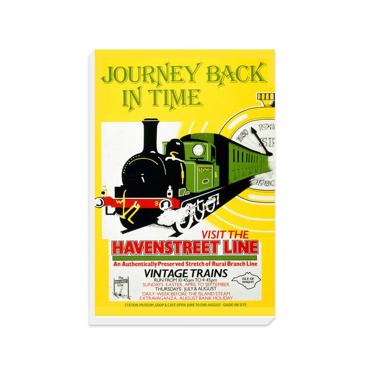 Journey Back In Time - Havenstreet Line - Canvas