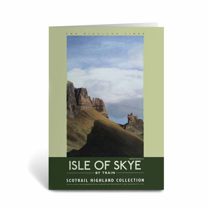 Isle of Skye by train - Scotrail Highland Collection Greeting Card