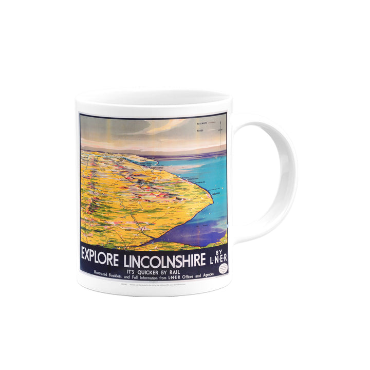 Explore Linconshire Map Mug