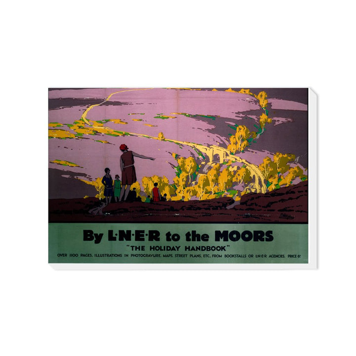 The Holiday Handbook - By LNER to the Moors - Canvas