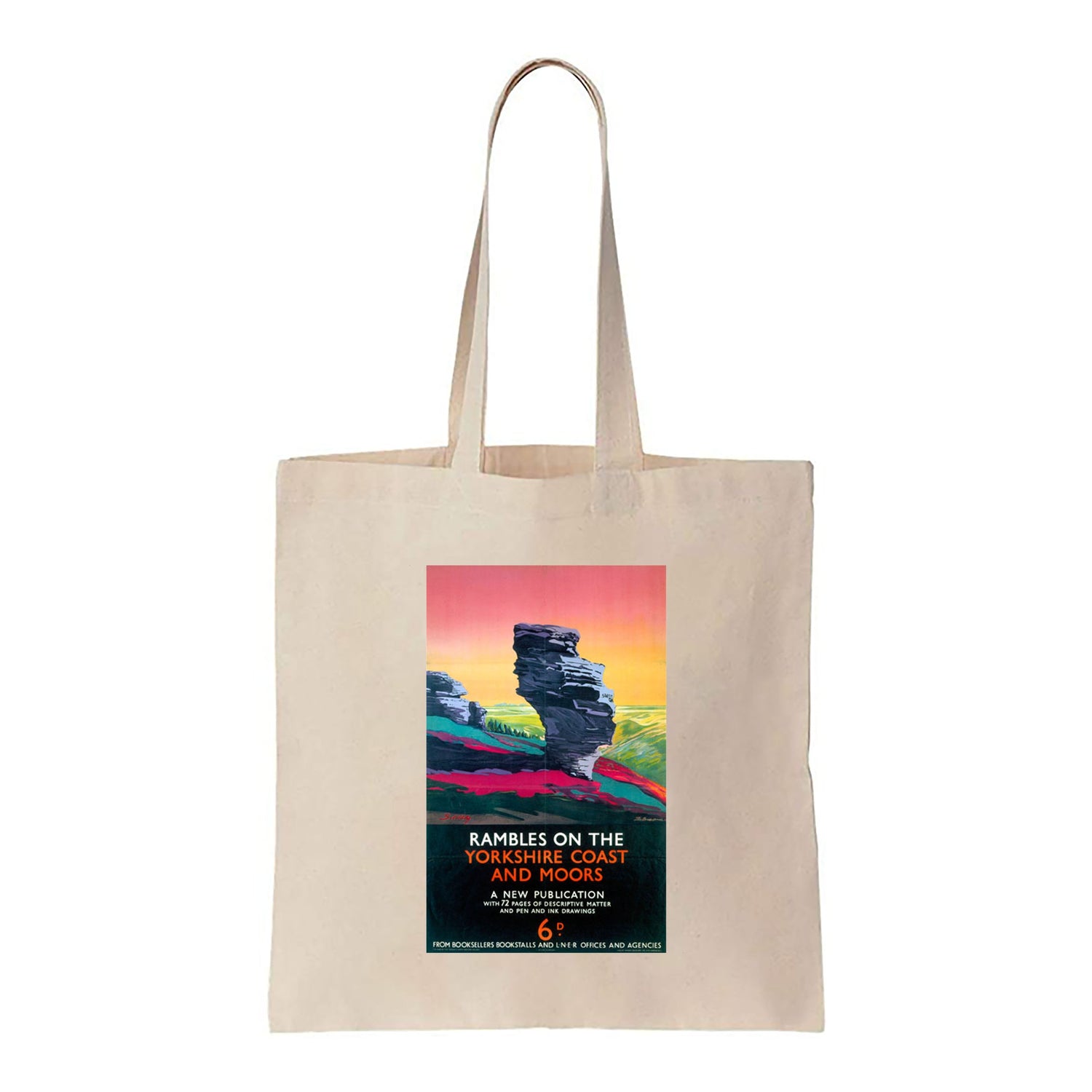 Rambles on the Yorkshire Coast and Moors - Canvas Tote Bag