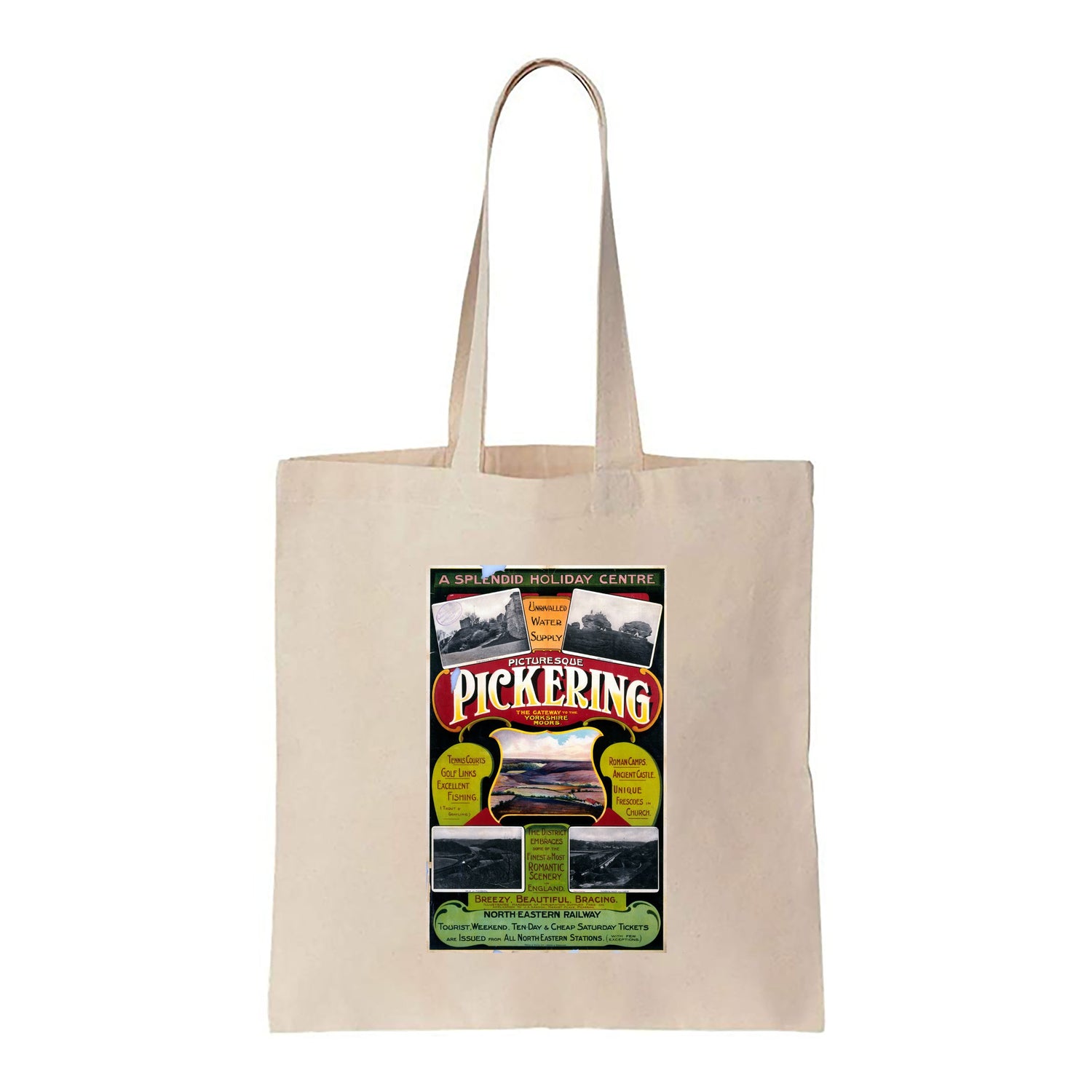 Picturesque Pickering - Yorkshire Moors - Canvas Tote Bag