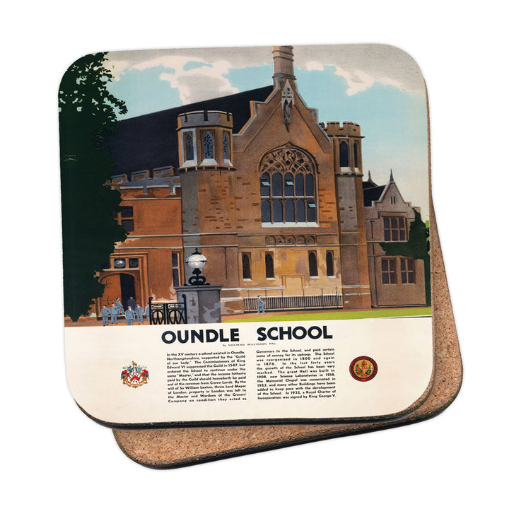 Oundle School Coaster