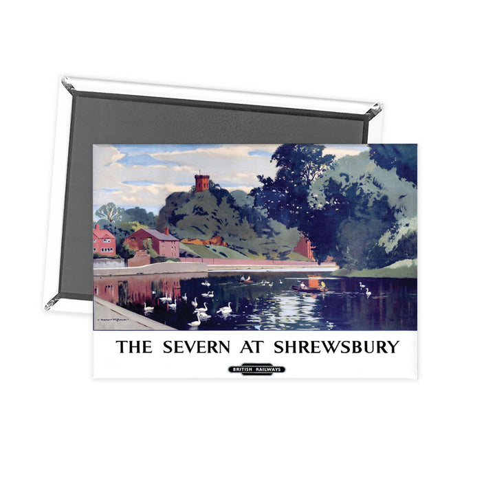 Severn at Shrewsbury - British Railways Fridge Magnet