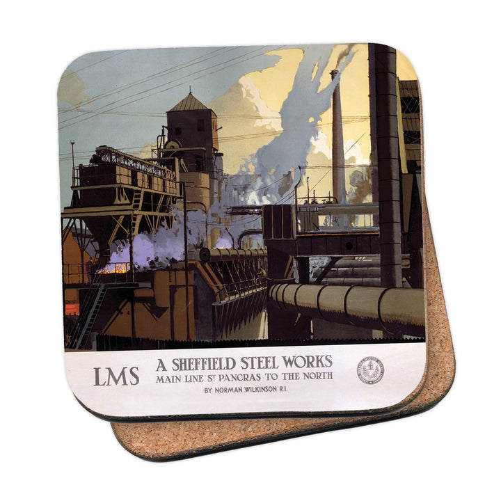 Sheffield Steel Works - Main line St Pancras to the North Coaster
