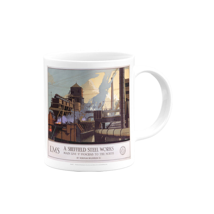 Sheffield Steel Works - Main line St Pancras to the North Mug