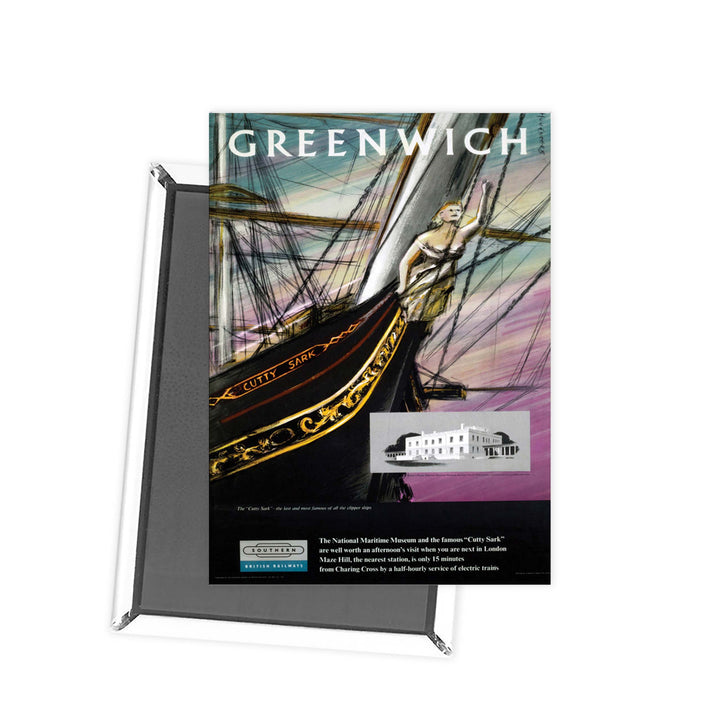 Greenwich - Cutty Sark Masthead Fridge Magnet