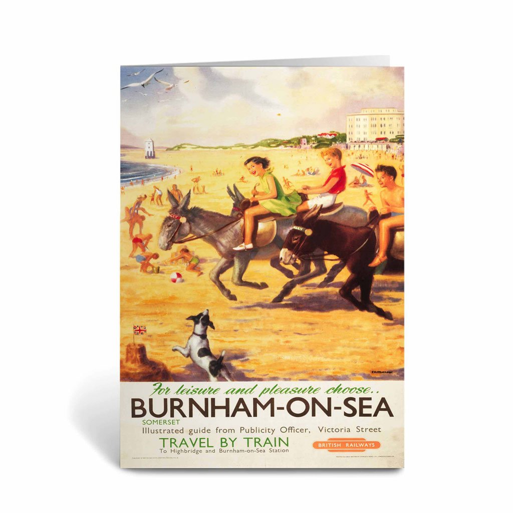 Burnham-on-sea - For Leisure and Pleasure Greeting Card
